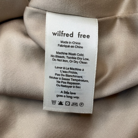 Aritzia Wilfred Free Grete Plush Jacket Small‎ Tan Color Teddy - Picture 8 of 11